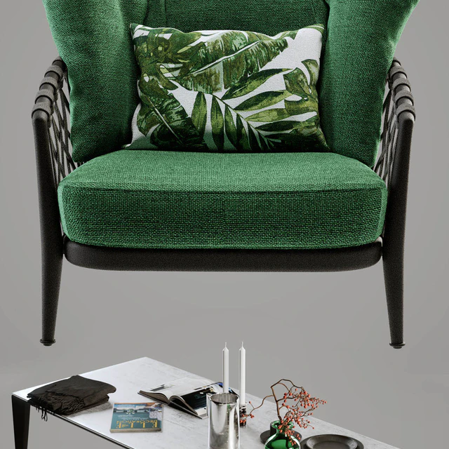 B&B Italia Erica Sofa and Chair — Скачать