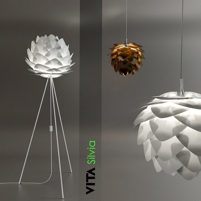 The lamp and floor lamp Vita Silvia — Descargar