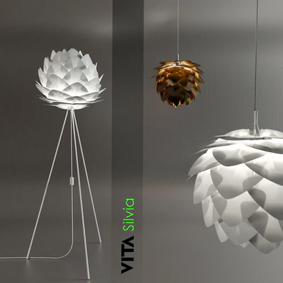 The lamp and floor lamp Vita Silvia — Descargar