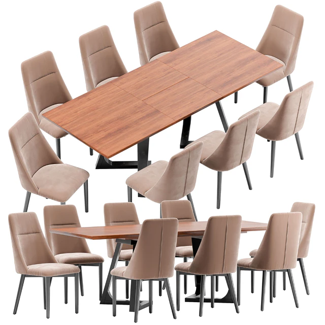 Sylvie dining chair and T1692 table — Download