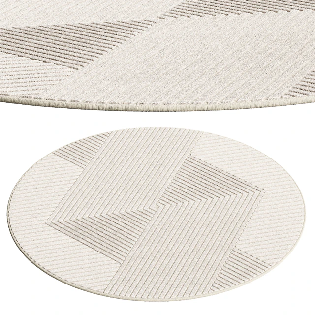 Round Rug Mars by Benuta — Descargar