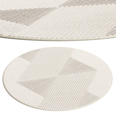 Round Rug Mars by Benuta — download