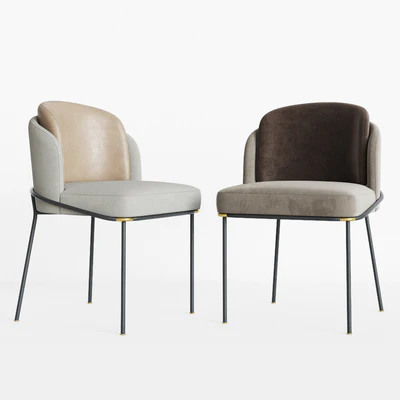 Minotti Fil noir Dining chair — Ver 3