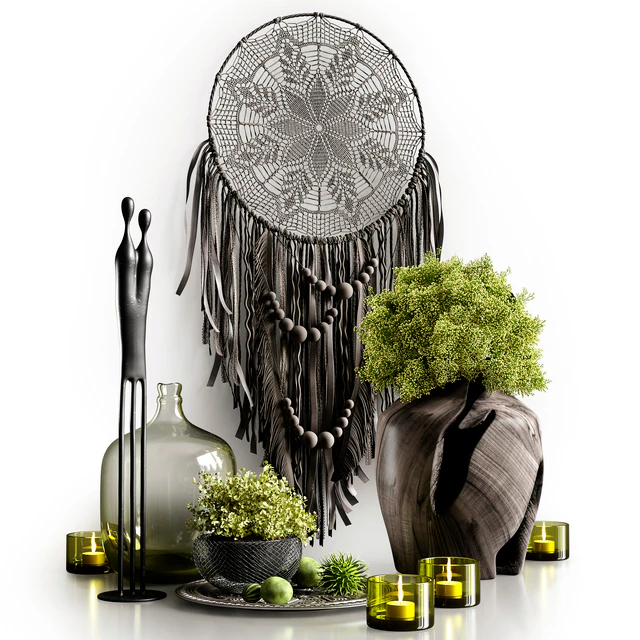 Decorative set in dark colors — Скачать