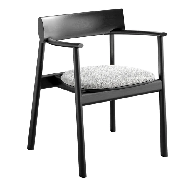 ELIPSA SOFT chair Black Oak by TAMO — Descargar