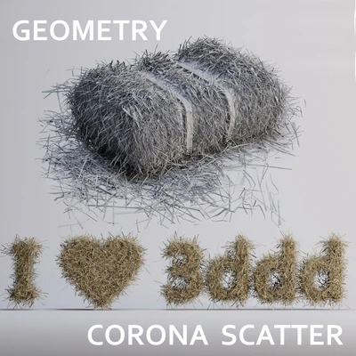 Straw bale (GEOMETRY + SCATTER) — Ver 2