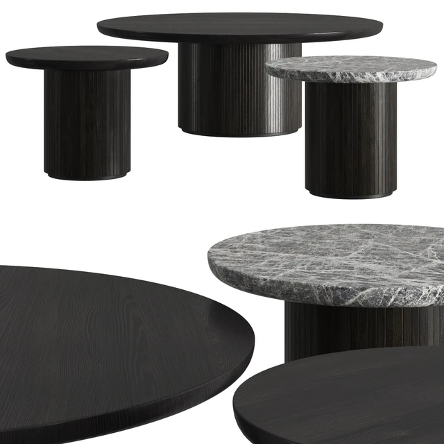 Gubi Moon Coffee Round Tables — Скачать