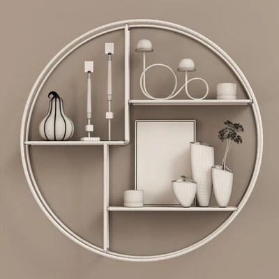 Salvage Wire Shelf Gold — Ver 4