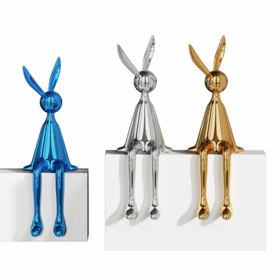 Electroplated Rabbit Decor — Ver 1