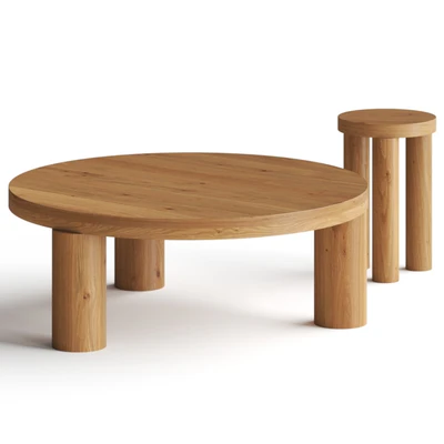 RESIDENT Offset Side Table — скачать