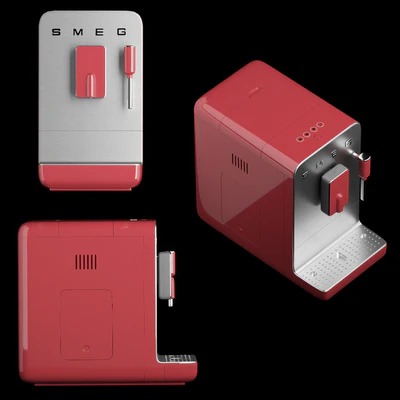 kitchen appliance1-Smeg Coffee Machine — Вид 3