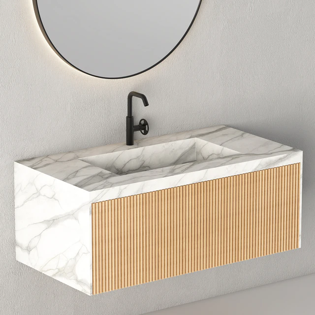 Modern Bathroom Cabinet | No. 076 — Descargar