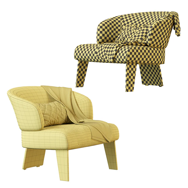 Reeves Large Armchair by Minotti — Скачать