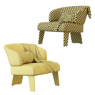 Reeves Large Armchair by Minotti — Вид 3