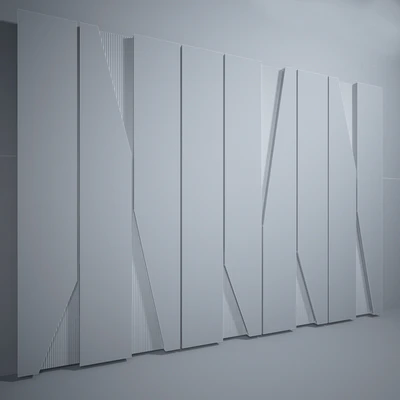 Decorative marble wall — Ver 3