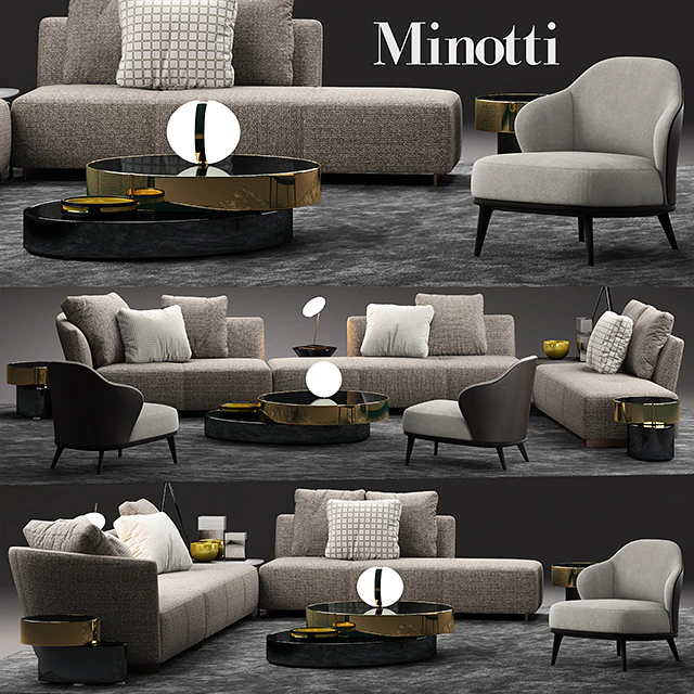 Sofa minotti lounge seymour — Descargar