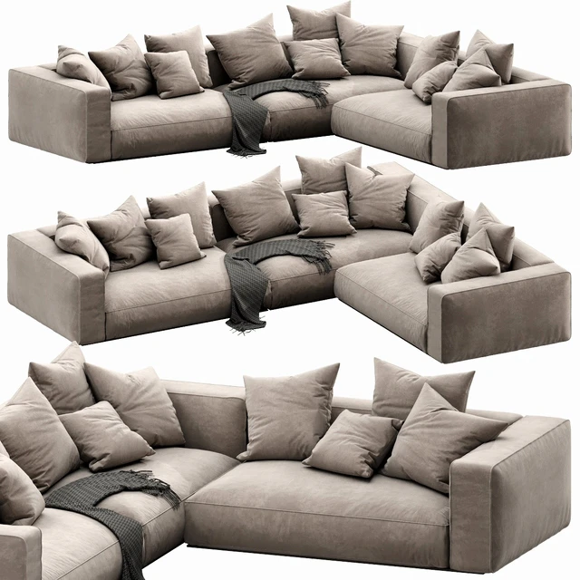 Flexform Grandemare Sectional — Скачать