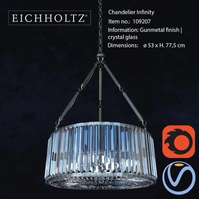 Eichholtz  Chandelier Infinity — Скачать