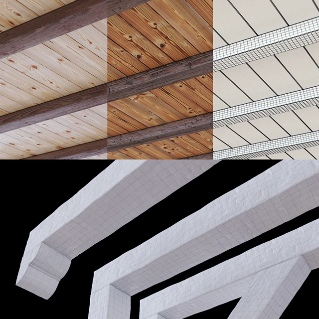 Decorative wooden beams — Descargar