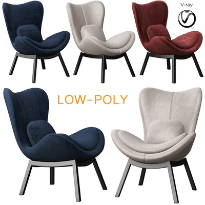 Calligaris Lazy Armchair (low poly) — Вид 1