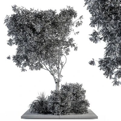 Garden set bush and Tree - Garden Set 05 — Вид 2