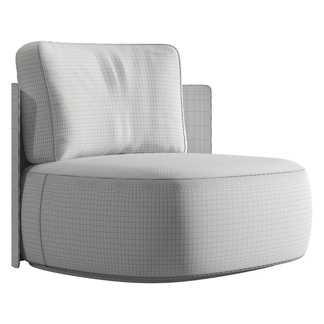 Armchair Pierre by Flou (two versions) — Скачать