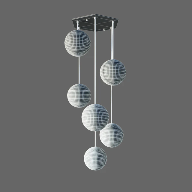 Lamp italian globe cedar moss light 6 — Descargar