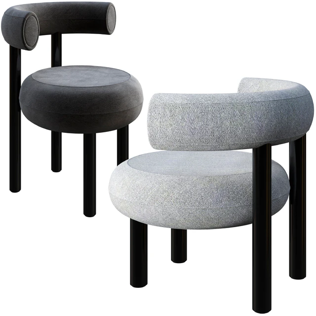 Chair Tom Dixon Fat Micro Boucle — Descargar