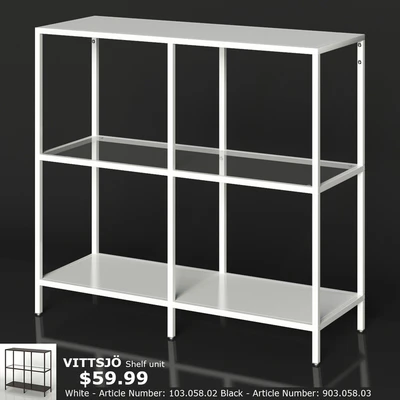 IKEA VITTSJO Shelf unit — Ver 1
