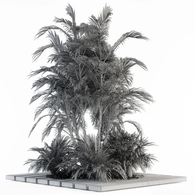 Garden set Tropical bush and Tree - Garden Set 05 — Скачать