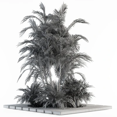 Garden set Tropical bush and Tree - Garden Set 05 — Вид 4