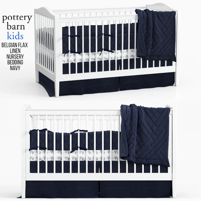 Belgian Flax Linen Nursery Bedding — Скачать