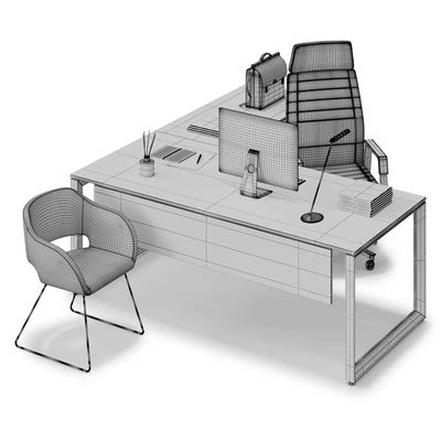 Office workspace LAS 5TH ELEMENT (v13) — Вид 3