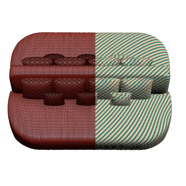 Stefa restaurant double side sofa SCD44 by Bpoint Design / — Descargar
