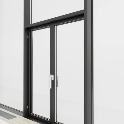 Panoramic glazing. Stained glass window. 33 — Ver 3
