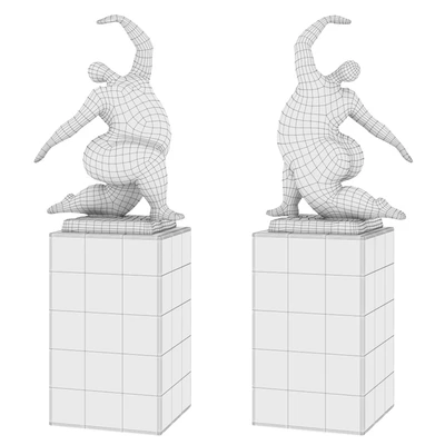 Fat Lady Statue — Вид 2