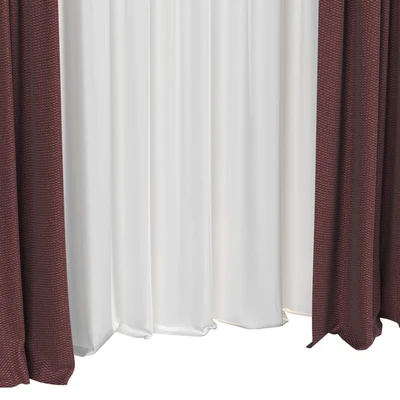 Curtains with tulle — Ver 5