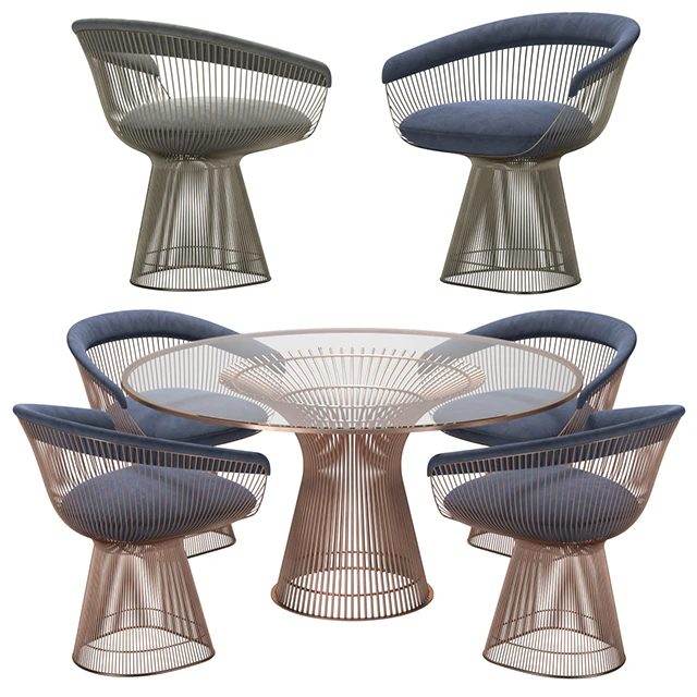 Knoll - Platner Dining Table & Chair — Descargar