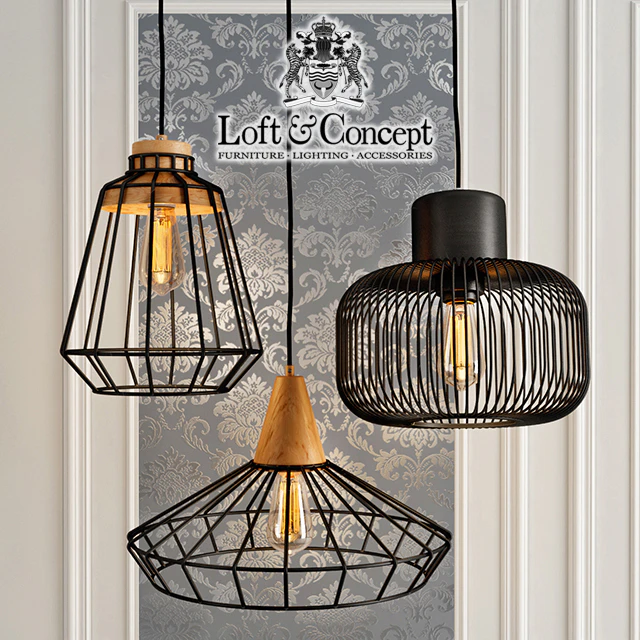 Wooden Suspended Fixture — Descargar