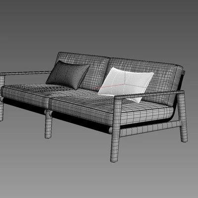 72 MESA TEAK SOFA — Вид 3