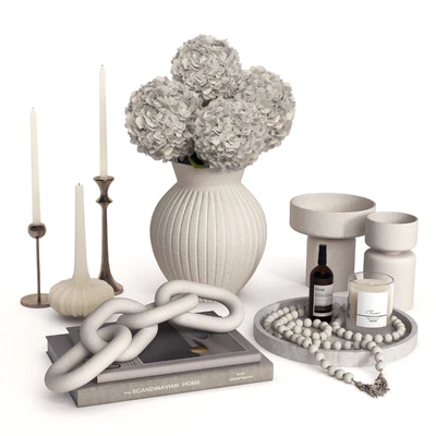Decorative Set 30 - coffee table decor set — Ver 7
