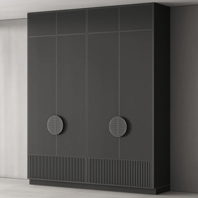 200 furniture for children 02 cupboard in 3 options 01 — Скачать