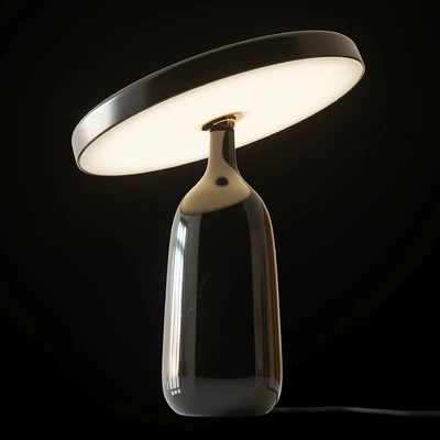 Normann Copenhagen - Eddy Table Lamp EU Black, White and Grey Marble — Вид 3