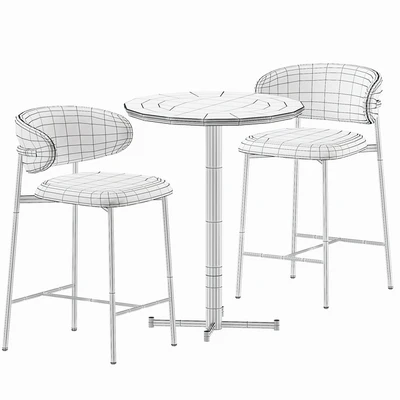 Oleandro Stool Metal bar table by Calligaris — Вид 3