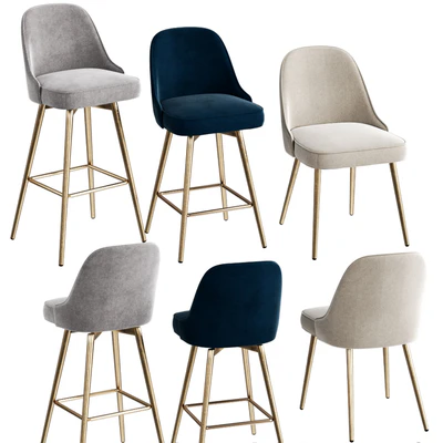 WEST ELM Mid-Century Velvet set — Ver 1
