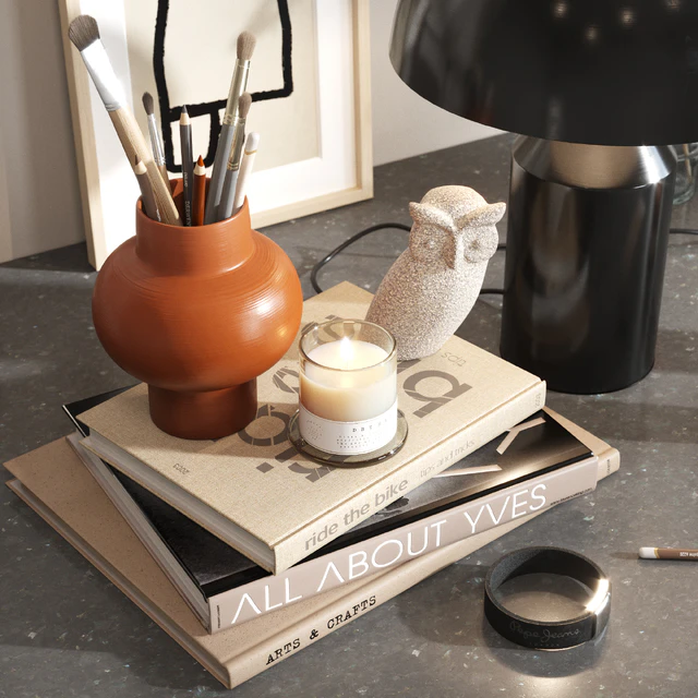 Decorative set with plaster panels — Descargar