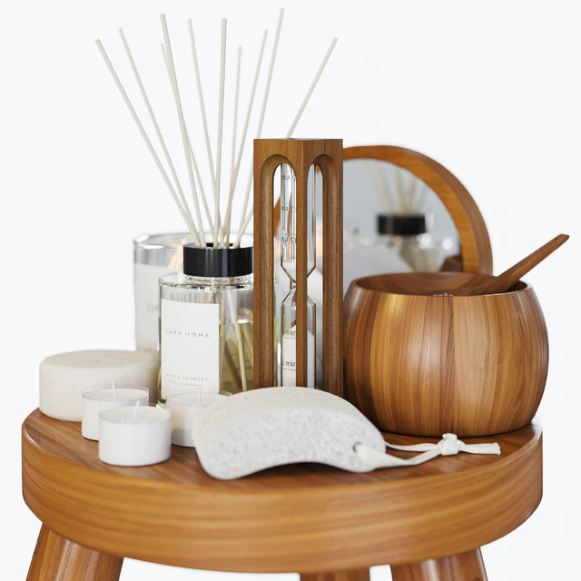 Zara home wood stool 02 — Скачать