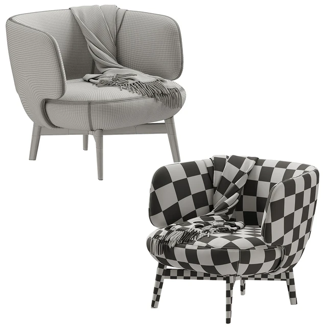 Bonaldo Doge Armchair — Скачать