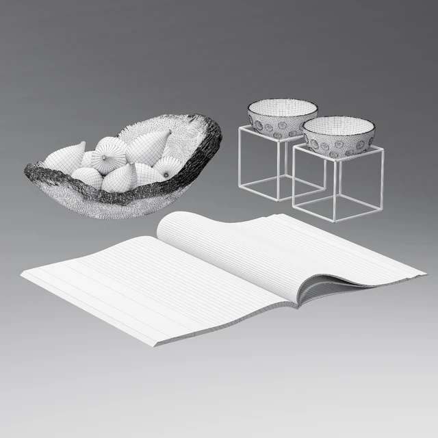 Coffee Table Accessories Magazine Fig Bowl Plate — Скачать