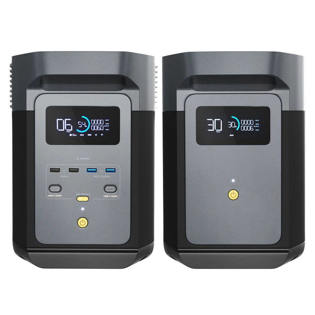 EcoFlow DELTA 2 charging station and battery — Descargar